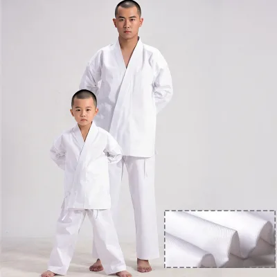 High Quality Karate Uniform for Training and Competition Customized Logo Embroidered Including Belt