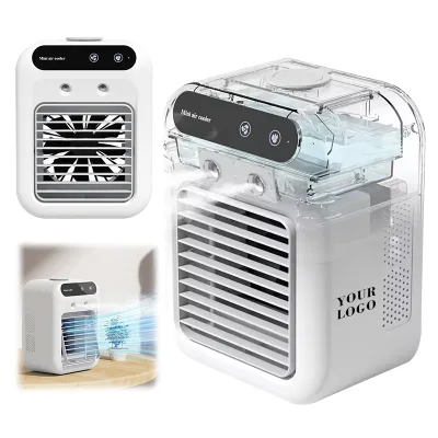Portable Lightweight Air Cooler Mist Fan Air Conditioner for Outdoor Camping Travel Quick Heat Relief in High Temperature