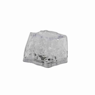 Glowing 3 Modes LED Single Color Ice Cube With Button Control for Bar Party