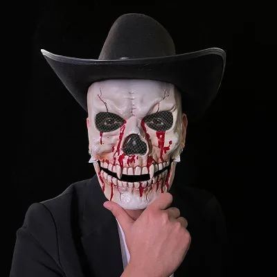 Customizable Scary Halloween Mask for Adults Realistic and Durable Natural Latex Creepy Horror Mask for Cosplay
