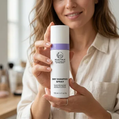 Professional Brand Custom Dry Shampoo Spray Anti Grease Scalp Treatment Weightless Texture Long Lasting Freshness Volumizer Pump