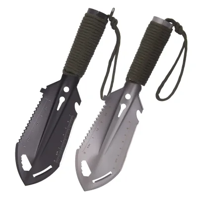 Outdoor Hardened Stainless Steel Shovel Multifunctional Folding Shovel Wilderness Survival Equipment - Digging Shovel