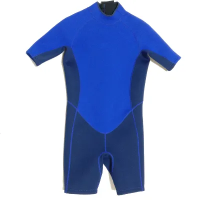 Custom 3mm Neoprene Swimsuit Diving Suit Short Sleeves Wetsuit Men