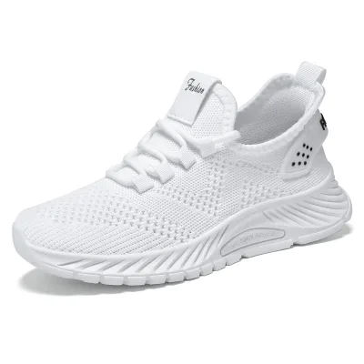 New Spring and Autumn Fashion Casual Sneakers Breathable Trend Mesh Fly Woven Sports Shoes