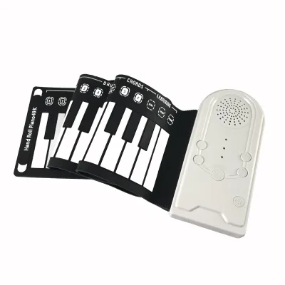 49-Key ABS Material Portable Folding Children's Beginner Piano with Speaker Teaching Tool Musical Instrument Wholesale