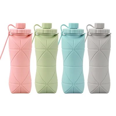 Collapsible Silicone Water Bottle | Portable Folding Cup for Outdoor Hiking Camping Travel