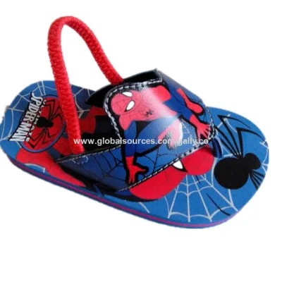 Wholesale EVA custom logo kids and Children slippers outdoor and indoor boy and girl slide slipper