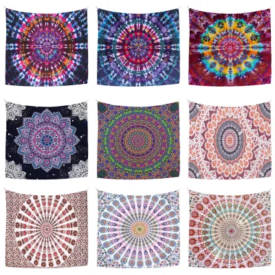 Custom Tapestry Wall Mandala Series Tapestry Decoration Hanging Background Fabric Tapestry