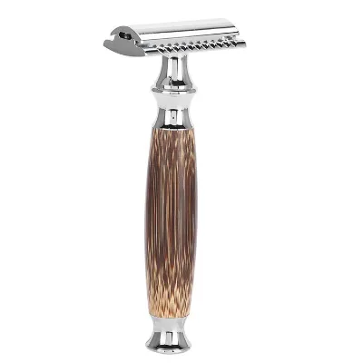Factory Supplier Bamboo Handle Shaving Razor Double Edge Safety Razor Bamboo Razor