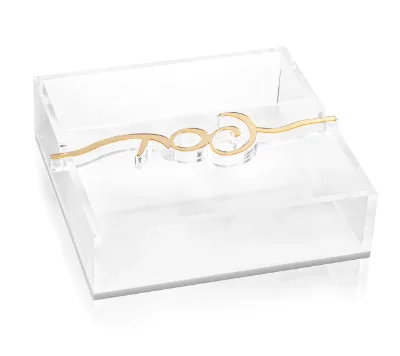 Acrylic Factory Pesachbar bar Napkin Holder Features Luxury Thick clear Lucite