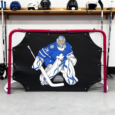 Quality Factory Direct Youth Ice Hockey Roller Hockey Equipment Easily Transportable Hockey Training Goal
