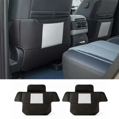 Rear Seat Anti-Kick Pad Leather for Denza B5, Air Vent Anti-Kick Panel Cover, Interior Modification Car Protection Accessories