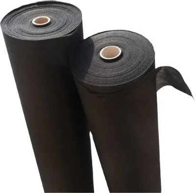 Premium Permeable Black Polypropylene Weed Control Mat for Flower Bed Landscaping