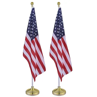 Simple Sourcing Outdoor Indoor Flag Pole Stand Adjustable Metal Accessories Flag Base