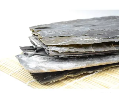 Dark Green Japanese Kombu Seaweed in 1kg Pack