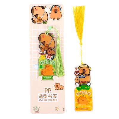 Custom Bookmark with Tassel Bookmark Tassels Creative Bookmark Funny Cartoon Book Label Stationery Supply Wholesale