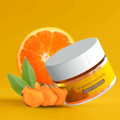 OEM ODM Private Label Natural Organic Beauty Mud Ginger Vitamin C Turmeric Clay Mask