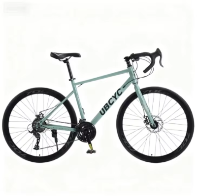 Curved-handlebar Road Bicycle, Adult Outdoor Cycling Road Bike, Student Commuting Vehicle Internal-gear Mountain Bike