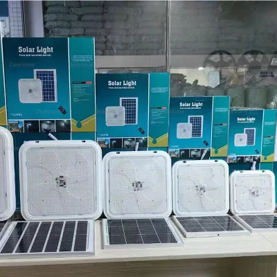 Indoor Solar Ceiling Light with Remote Control Waterproof Ceiling Solar Light Lamp for Indoor Outdoor Solar Light Home House