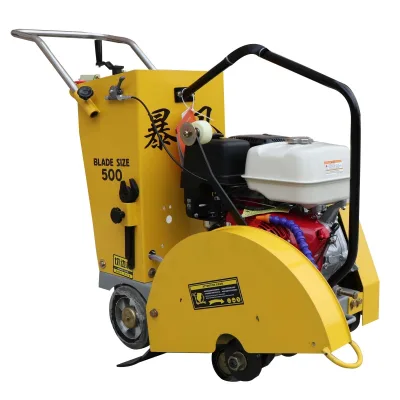 Huiteng Manual Push Gasoline/Diesel Engine Concrete Floor Cutting Machine with 8-18cm Cutting Depth and 1 Year Warranty