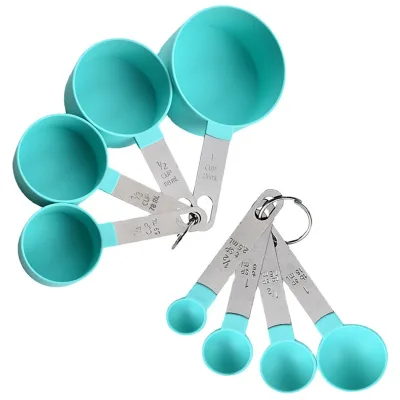 Measuring Cups and Measuring Spoons Set Multifunctional Plastic Measuring Spoon With Stainless Steel Handle Measuring Cup