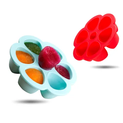 Non-toxic Wholesale Portable Baby Mold Silicone Baby Mold With Cover Silicone Kids DIY Food Molds