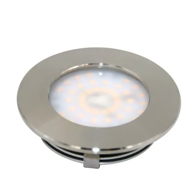 Boat Recessed Ceiling Light LED Puck Light 12 Voltage 6W IP67 316 Stainless Steel Down Light