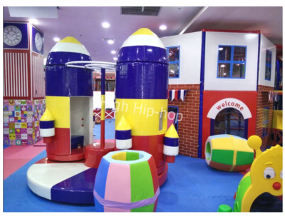 Customized  Pretend Play House Soft Play Kid Role Play Center Kitchen Supermarket Doctor Fire Station Kids Pretend Play House