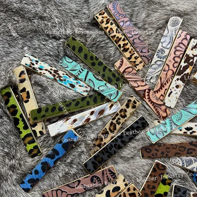 Korean Style Leopard Print Hair Clip Bb Hairpin for Girls Two for One Leather Products Hair Accessories