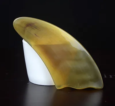 2026 Natural Horn Gua Sha Board Healthy Massage Cure Beauty Tool Black Buffalo Horn Guasha
