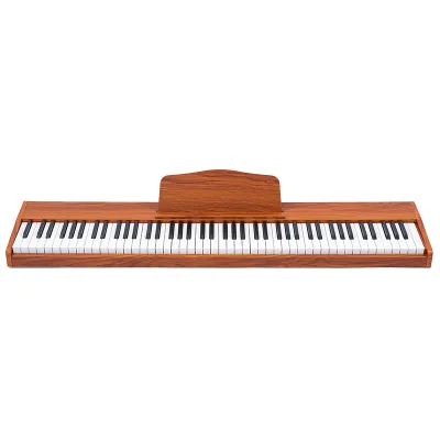 88-key Beginner Adult Electronic Piano with Multi-function Blue-tooth Feature Equipped with Lights Made of Wood Portable