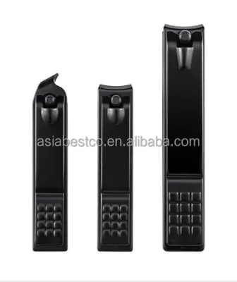 Black Nail Cutters Toe and Finger Nail Clipper