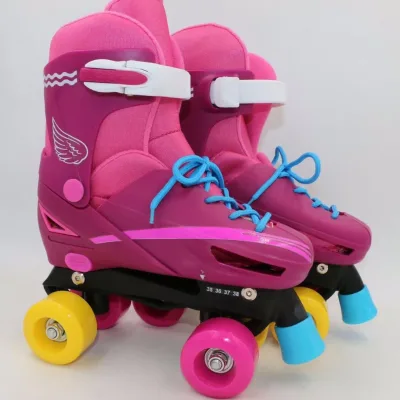 Glitter 4 Wheel Patines for Kids -Buy Inline Roller Skates Factory Price Frames Sketting Tire 8 Wheel Roller Skates Shoes