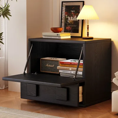 Solid Wood Modern Combination Storage Cabinet Table Living Room Furniture Sideboard Corner Cabinet TV Cabinet Nightstand