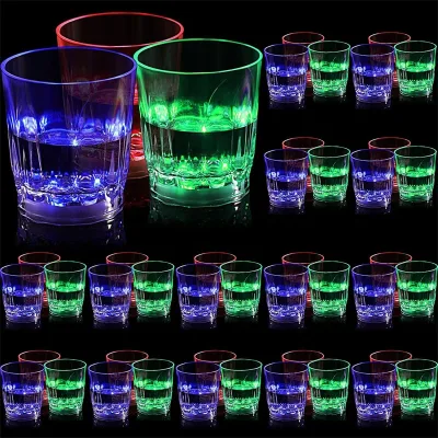 2 OZ Light up Cups LED Light up Shot Glasses for Party Flash Drinking Glasses Party Bars Night Events