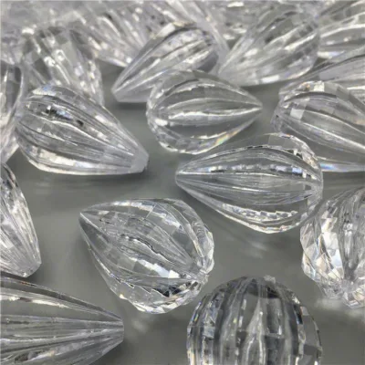 Transparent Acrylic Beads Jewelry Making Bulk Bead Teardrop Tear Drop Rain Water Waterdrop 1640446
