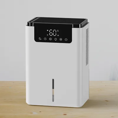 Eurgeen Portable 2500ML Dehumidifier 2 in 1 Air Dryer Dehumidifier Mute Small Moisture Absorbers 7 Ambient Night Light Home