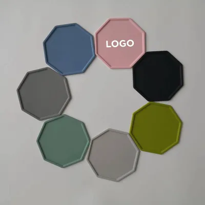 Octagon Silicone Heat Resistant Hot Pad Trivet for Kitchen Table Pots Pans Kettles BBQ Nordic Style