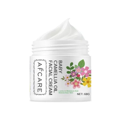 Organic Baby Cream with Vitamin C Fragrance-Free Moisturizing & Nourishing Hyaluronic Acid & Camellia Oil for Face & Body