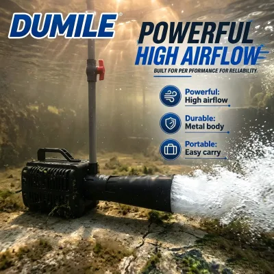 Powerful Water Jet Aerator Submersible Pump Accelerate Water Flow and Uniform Oxygen Distribution