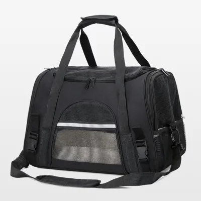 2024 Original Grey Pet Travel Carrier Bag Best Gifts for Cats Bed