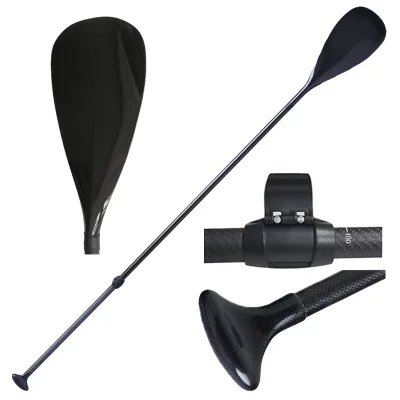 Carbon Fiber SUP Paddle 2 Sections Adjustable SUP Stand up Paddle Board Light Weight Durable Paddle Oar Surf Accessories