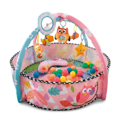 Hot Sales Grow with Me Activity Gym and Ball Pit Baby Play Mats Packable Foldable Travel Crib and Portable Baby Playard