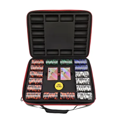 High Quality Travel Custom Design EVA With Poker Chip PU Storage for Outdoor Waterproof Protective Carrying Purpose Bags & Cases