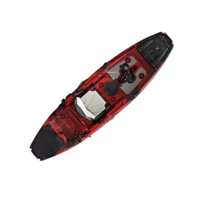 OEM/ODM Canoe Fishing Kayak One Seat Fishing Kayak with Aluminium Chair Seat