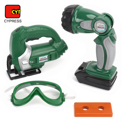 Hot Selling 4pcs Electric Tools Set Plastic Light Tool Cabinets and Power Tool Sets