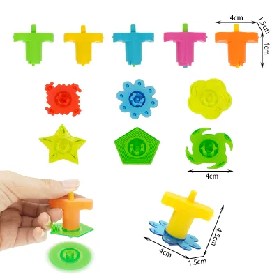Wholesale Mini Gyro Top Set Plastic Friction-Powered Twisting Ground Spinner Toy for Ages 2+ Unisex