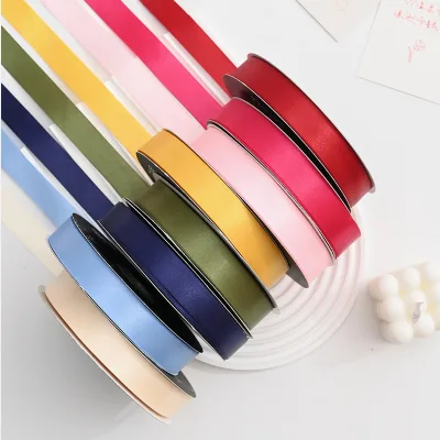 Valentine's Day Birthday Ribbon Packaging Wholesale High Quality Luxury Waterproof Satin Ribbon Custom Decorative Gift Wrapping