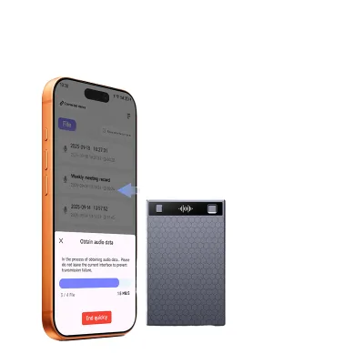 M3 Smart AI Voice Recorder Transcribe Summarize Noise Cancellation Supports 152 Languages 64GB Memory APP Control Zinc Recorder
