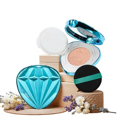 TUZ Diamond Air Cushion Foundation Refill Collagen-Infused Moisturizing Long-Wearing Fade-Resistant Waterproof for All Skin